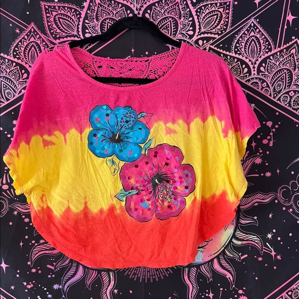 Beach/Coconut Girl Y2K aesthetic top
